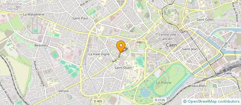 localisation de l'entreprise ECOLE DE CONDUITE CAPONIERE à CAEN