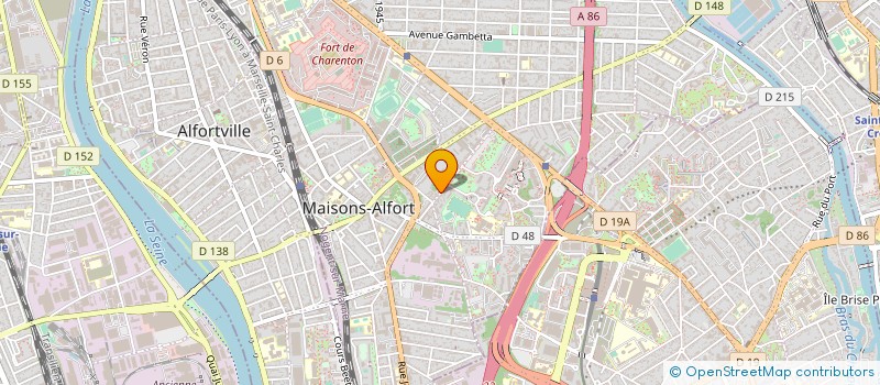 localisation de l'entreprise ECOLE DE CONDUITE CARNOT à MAISONS-ALFORT
