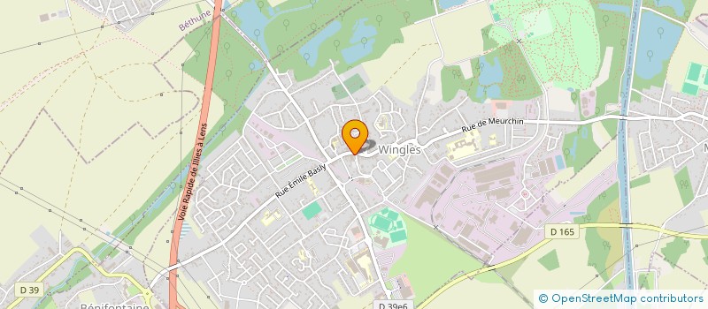 localisation de l'entreprise ECOLE DE CONDUITE CK PERMIS à WINGLES