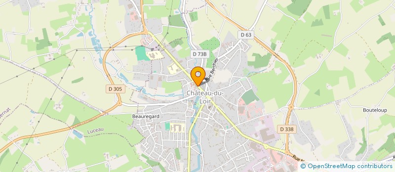 localisation de l'entreprise ECOLE DE CONDUITE CRUCHON ET COMPAGNIE à MONTVAL-SUR-LOIR