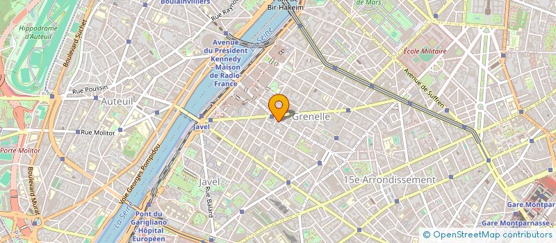 localisation de l'entreprise ECOLE DE CONDUITE DAUMESNIL à PARIS