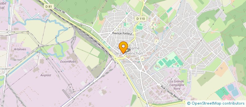 localisation de l'entreprise ECOLE DE CONDUITE DE LA SEINE  PORT-JEROME-SUR-SEINE