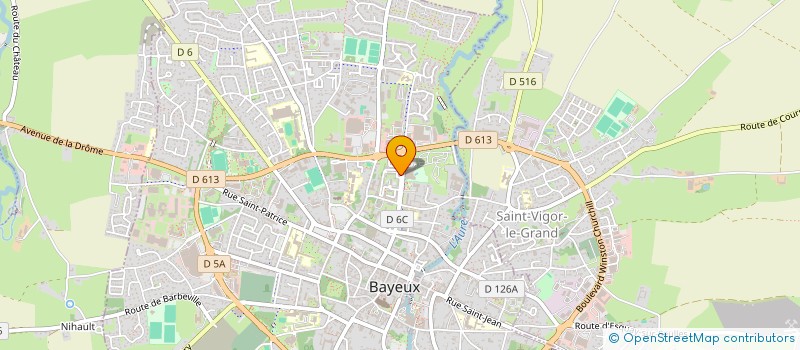 localisation de l'entreprise ECOLE DE CONDUITE DE LA VALLEE DES PRES à BAYEUX