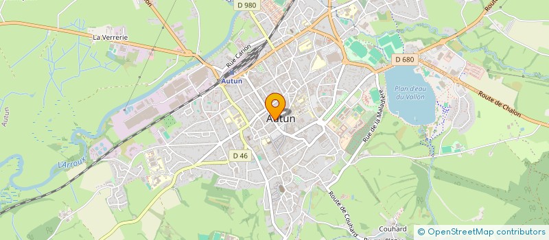 localisation de l'entreprise ECOLE DE CONDUITE DE SAONE ET LOIRE à AUTUN