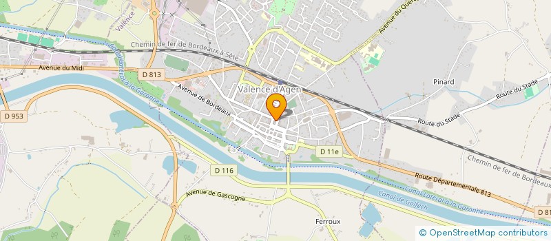 localisation de l'entreprise ECOLE DE CONDUITE DOMINIQUE à VALENCE