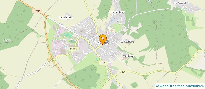 localisation de l'entreprise ECOLE DE CONDUITE DU 8 SARL à MARINES