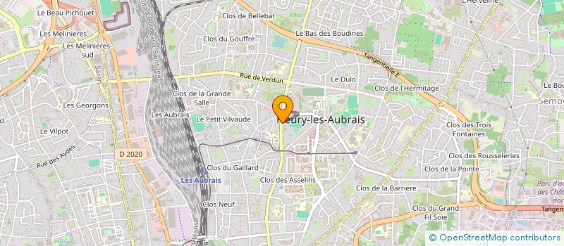 localisation de l'entreprise ECOLE DE CONDUITE DU CENTRE à FLEURY-LES-AUBRAIS