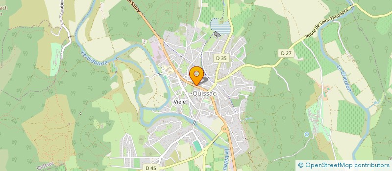 localisation de l'entreprise ECOLE DE CONDUITE DU COUTACH à QUISSAC