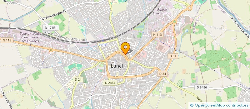 localisation de l'entreprise ECOLE DE CONDUITE DU GRAU à LUNEL