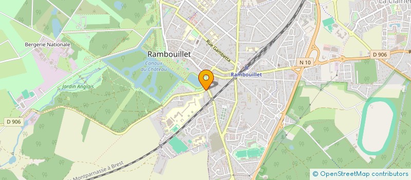 localisation de l'entreprise ECOLE DE CONDUITE DU RONDEAU à RAMBOUILLET