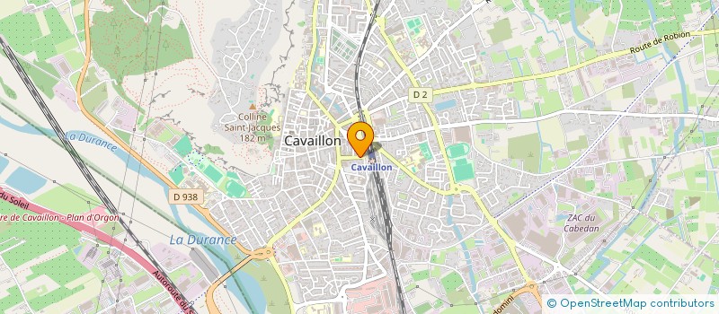 localisation de l'entreprise ECOLE DE CONDUITE ET FORMATION  CAVAILLON