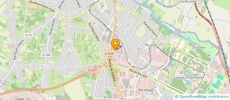 localisation de l'entreprise ECOLE DE CONDUITE GILLES à OLIVET