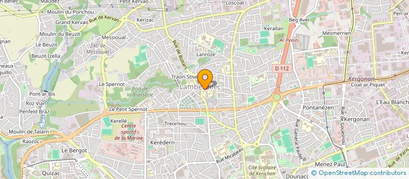 localisation de l'entreprise ECOLE DE CONDUITE HARECHE à BREST