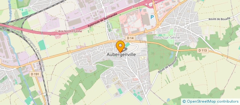 localisation de l'entreprise ECOLE DE CONDUITE J.GARCIA  AUBERGENVILLE