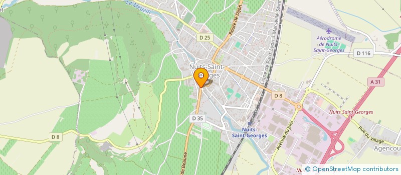 localisation de l'entreprise ECOLE DE CONDUITE JL CULOT à NUITS-SAINT-GEORGES