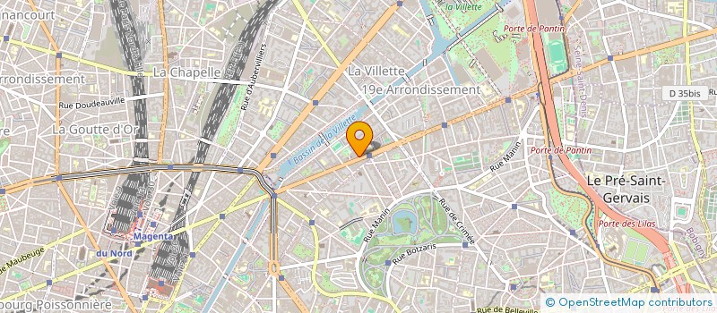 localisation de l'entreprise ECOLE DE CONDUITE LAUMIERE à PARIS
