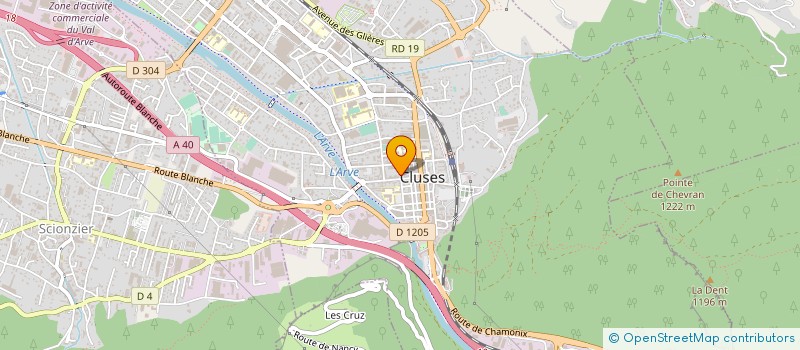 localisation de l'entreprise ECOLE DE CONDUITE LIONEL à CLUSES