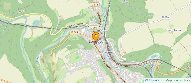 localisation de l'entreprise ECOLE DE CONDUITE LONGUYONNAISE  LONGUYON