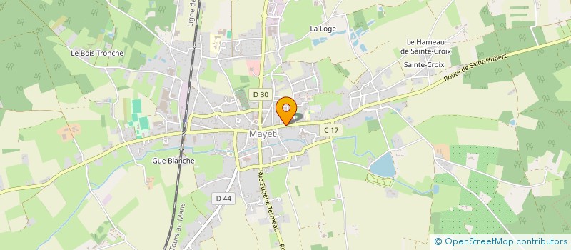 localisation de l'entreprise ECOLE DE CONDUITE M A P à MAYET