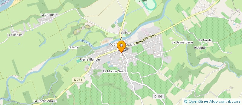 localisation de l'entreprise ECOLE DE CONDUITE MURS ERIGNE à ROCHEFORT-SUR-LOIRE