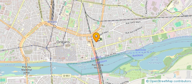 localisation de l'entreprise ECOLE DE CONDUITE PREMIUM à ORLEANS