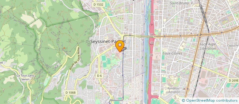 localisation de l'entreprise ECOLE DE CONDUITE REFLEXE  SEYSSINET-PARISET