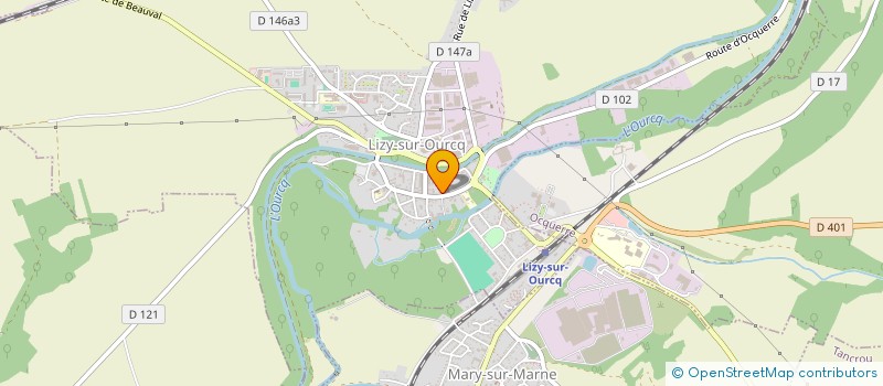 localisation de l'entreprise ECOLE DE CONDUITE ROUTIERE AMPL  LIZY-SUR-OURCQ