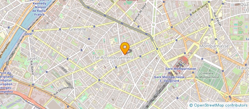 localisation de l'entreprise ECOLE DE CONDUITE ROUTIERE BLOMET  PARIS