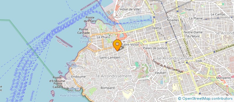 localisation de l'entreprise ECOLE DE CONDUITE SAINT LAMBERT à MARSEILLE