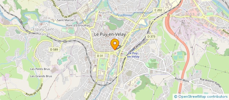 localisation de l'entreprise ECOLE DE CONDUITE SECURIROUTE  LE PUY-EN-VELAY