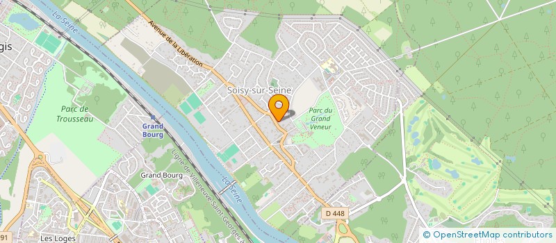 localisation de l'entreprise ECOLE DE CONDUITE SOISEENNE à SOISY-SUR-SEINE