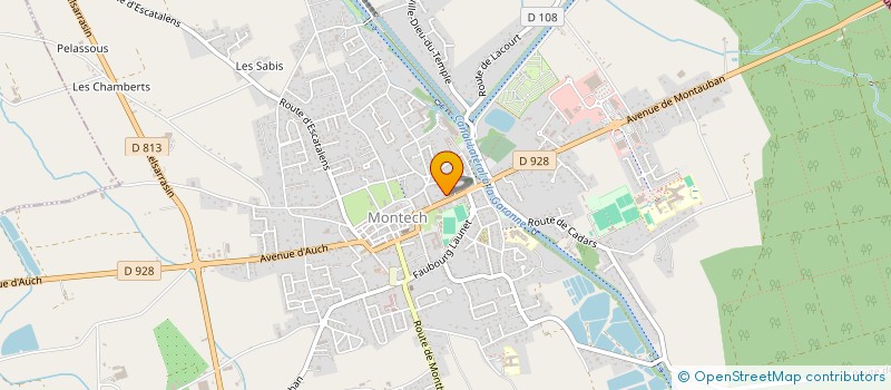 localisation de l'entreprise ECOLE DE CONDUITE TC  MONTECH