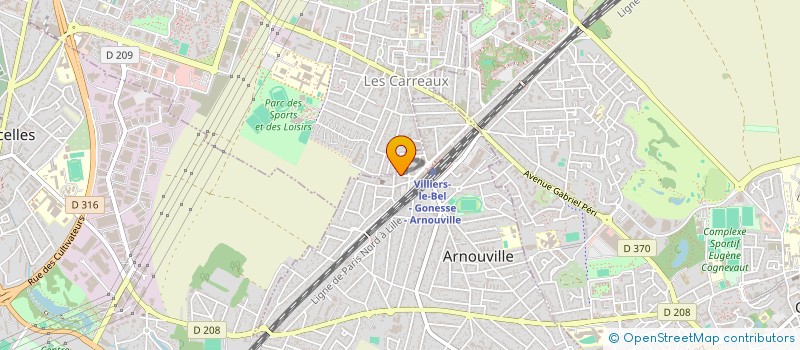 localisation de l'entreprise ECOLE DE CONDUITE TURQUOISE à ARNOUVILLE