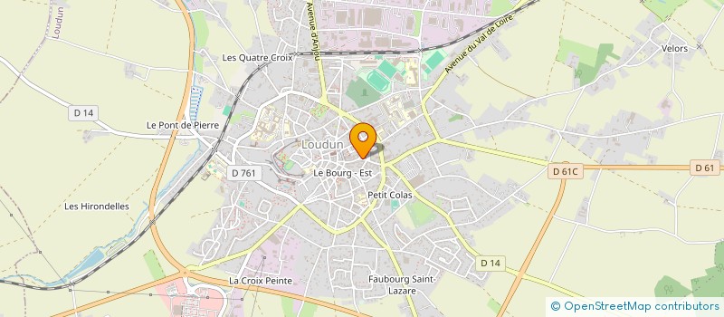 localisation de l'entreprise ECOLE DE CORDES DU LOUDUNAIS à LOUDUN