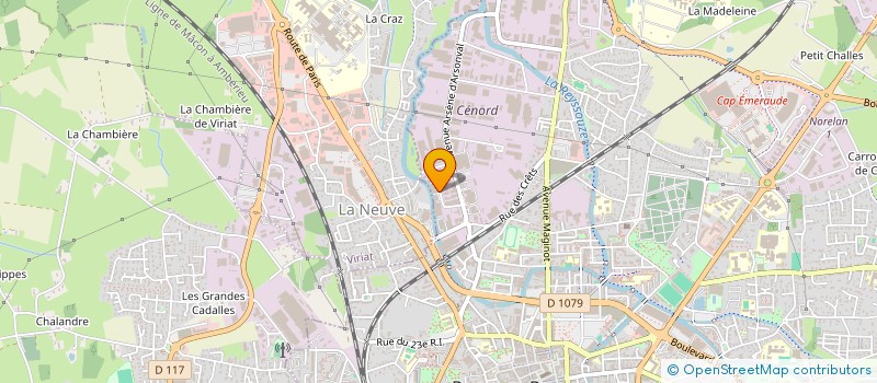 localisation de l'entreprise ECOLE DE CYCLISME DE BOURG EN BRESSE à BOURG-EN-BRESSE