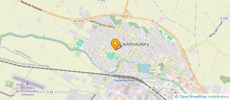 localisation de l'entreprise ECOLE DE DANSE à CASTELNAUDARY