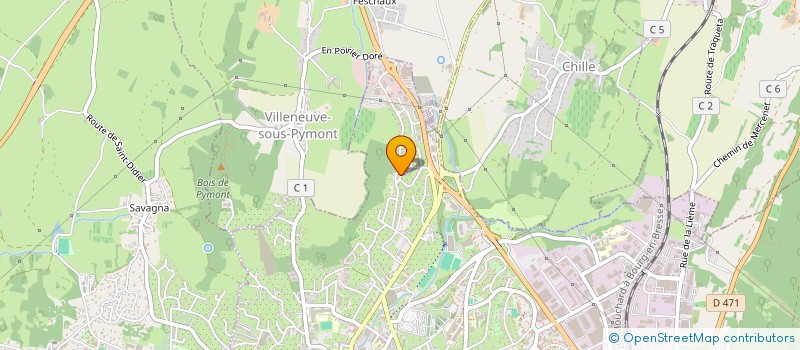 localisation de l'entreprise ECOLE DE DANSE ADB à LONS-LE-SAUNIER