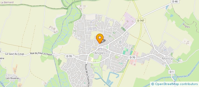 localisation de l'entreprise ECOLE DE DANSE ANGLOISE à ANGLES