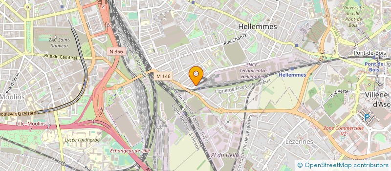 localisation de l'entreprise ECOLE DE DANSE COPPELIA à LILLE