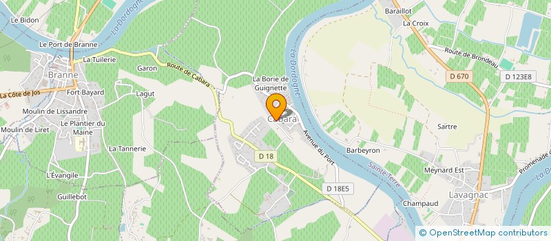 localisation de l'entreprise ECOLE DE DANSE DE GREZILLAC  GREZILLAC