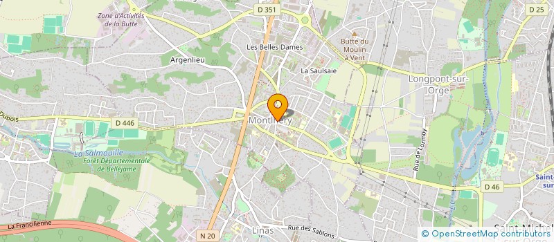 localisation de l'entreprise ECOLE DE DANSE DE MONTLHERY à MONTLHERY
