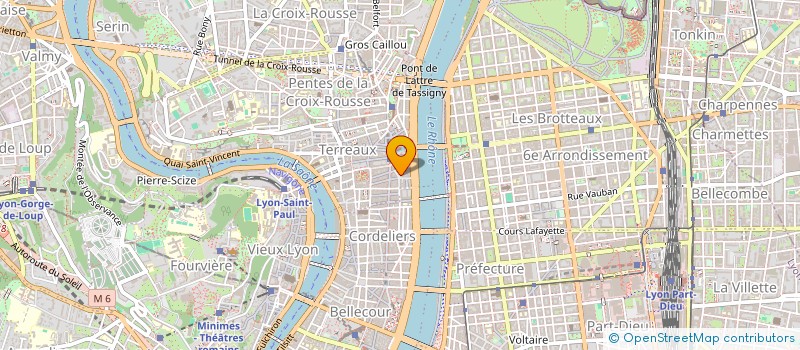 localisation de l'entreprise ECOLE DE DANSE DU GARET à LYON