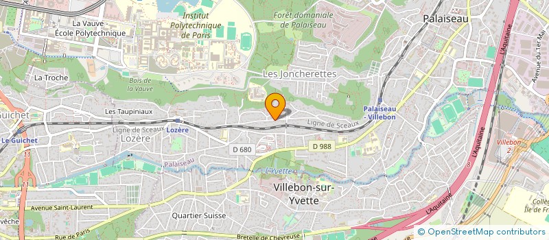 localisation de l'entreprise ECOLE DE DANSE ET SPORT ESSONNE à PALAISEAU