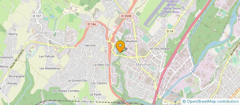 localisation de l'entreprise ECOLE DE DANSE ET THEATRE DU MOULIN à ANNECY