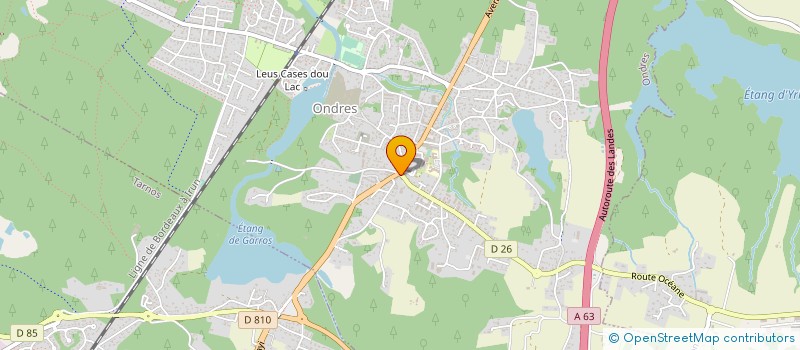 localisation de l'entreprise ECOLE DE DANSES LATINES LATIN O LIMIT  ONDRES