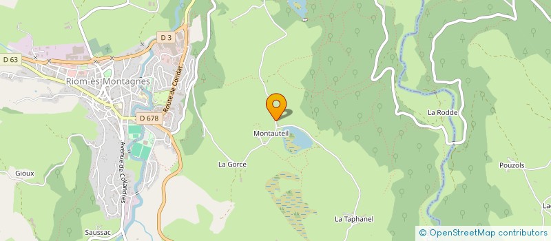 localisation de l'entreprise ECOLE DE DESSIN DU CANTAL à TRIZAC