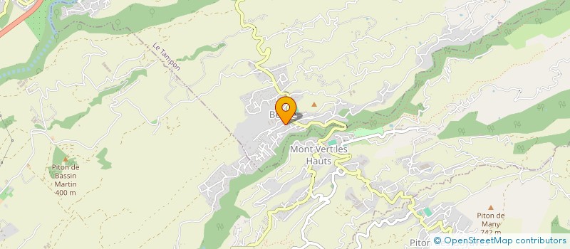 localisation de l'entreprise ECOLE DE FOOTBALL DE BERIVE  LE TAMPON