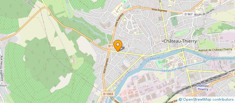 localisation de l'entreprise ECOLE DE FOOTBALL FEMININE DE CHATEAU-THIERRY à CHATEAU-THIERRY