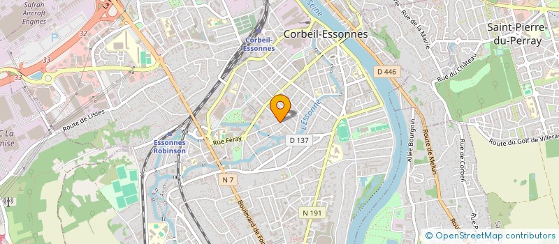 localisation de l'entreprise ECOLE DE FORMATION D'ASSISTANT(E)S DENTAIRES à CORBEIL ESSONNES