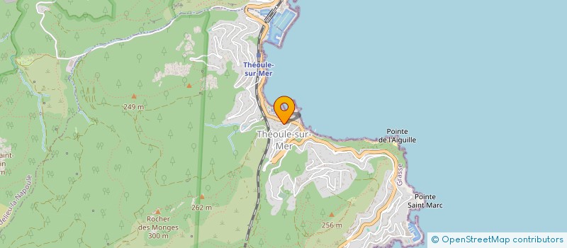 localisation de l'entreprise ECOLE DE FORMATION DES JEUNES SAPEURS POMPIERS DE THEOULE-SUR-MER à THEOULE-SUR-MER